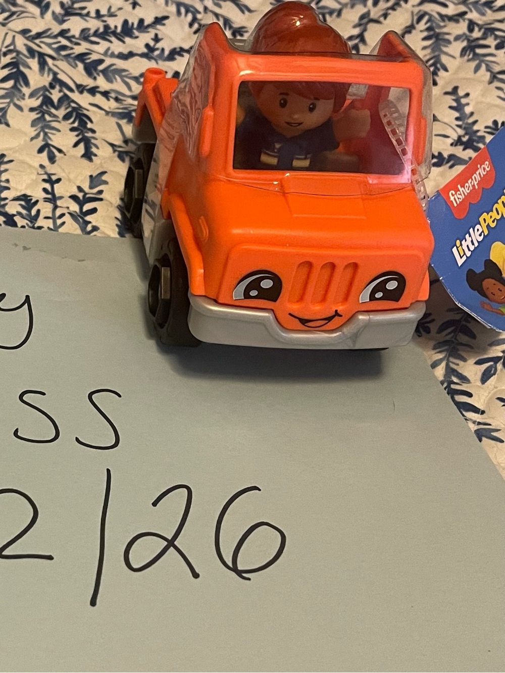 Orange Toy Truck Decorative Accent - Home Accents tow truck